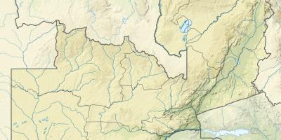 نقشه از رودخانه زامبیا 