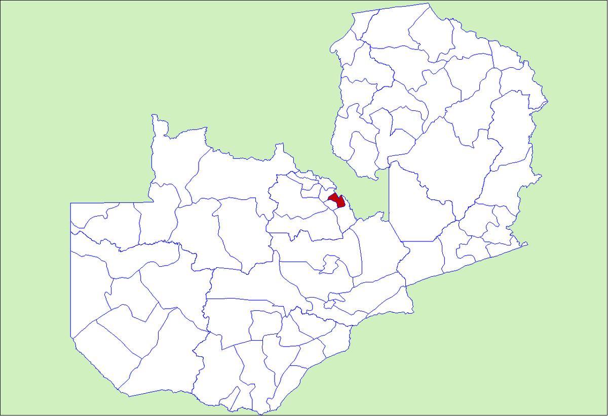 نقشه ندلا زامبیا